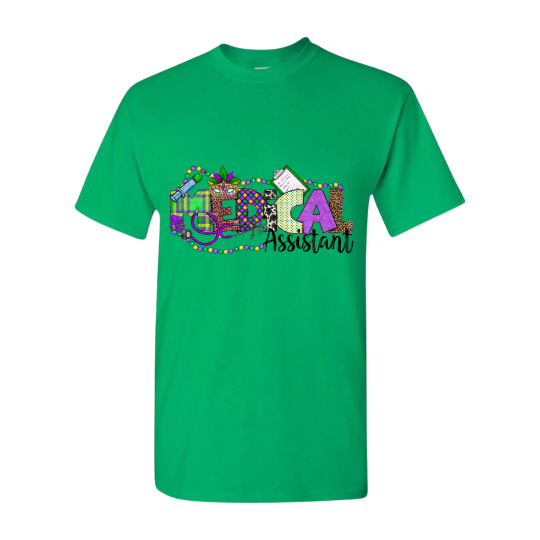 Medical Assistant Mardi Gras Unisex Shirt