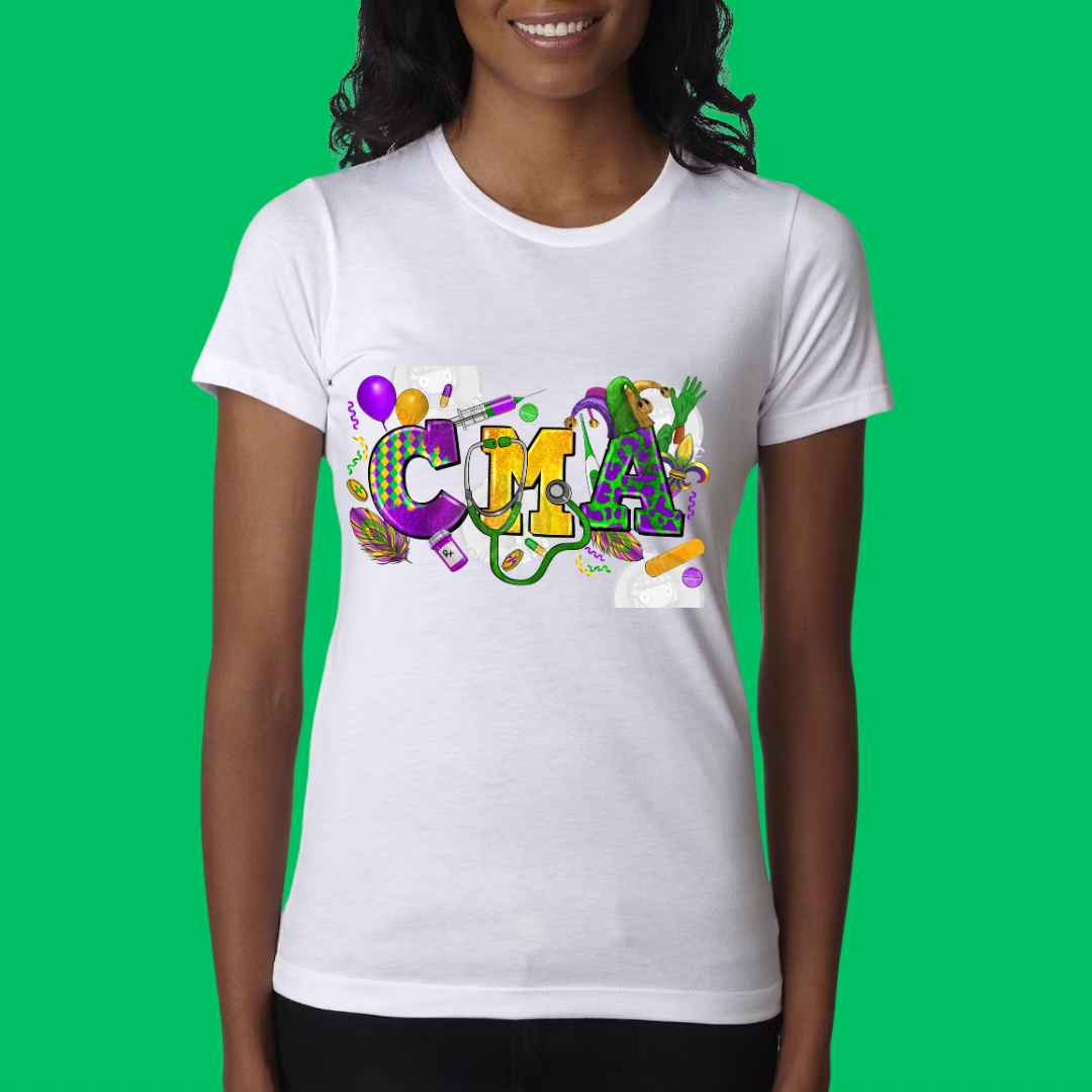 Medical Assistant Mardi Gras Unisex Shirt