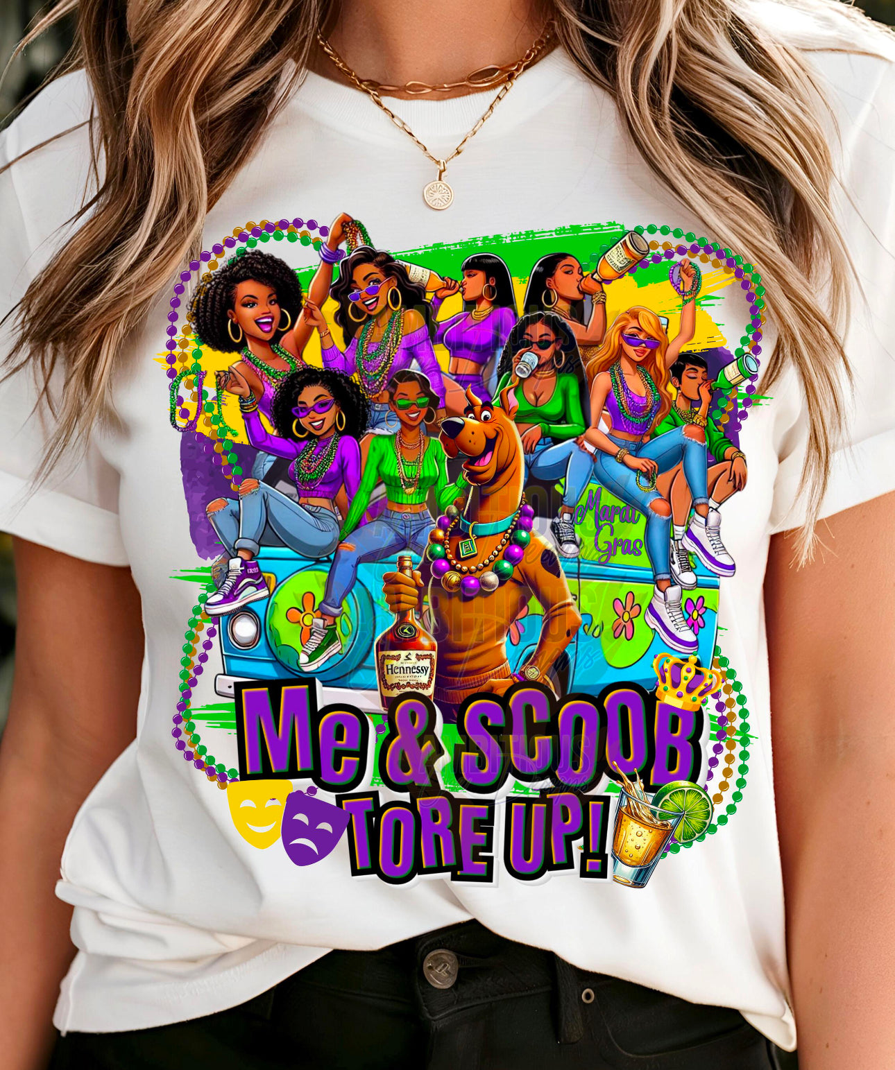 Mardi Gras Shirt (Me & Scoob)